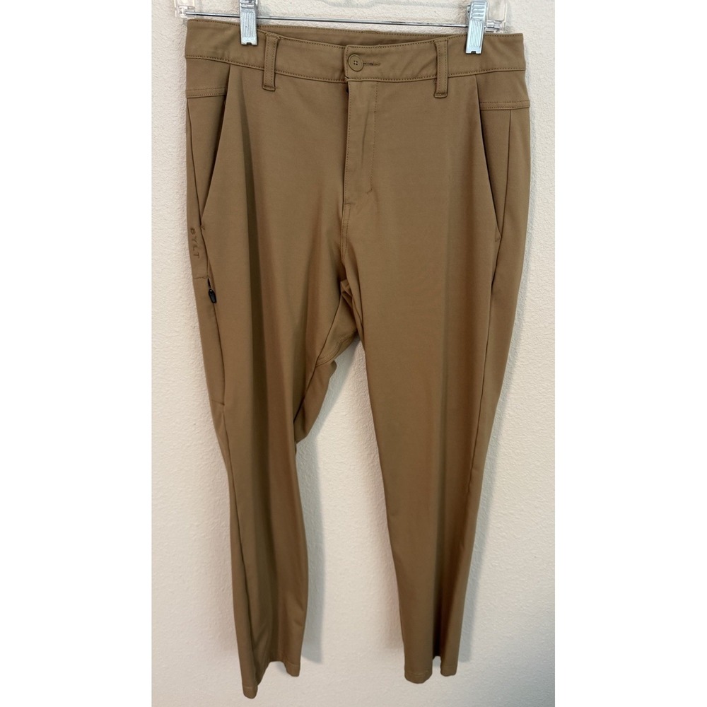 BYLT Men's Pants Size Tag 32 (Actual 29x30)‎ Khaki Everyday 2.0 Stretch Golf EUC